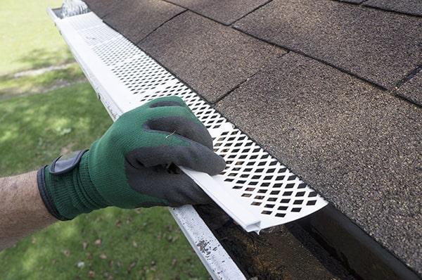 gutter guards are commonly made from stainless steel, aluminum, or vinyl to withstand various weather conditions and effectively filter out debris